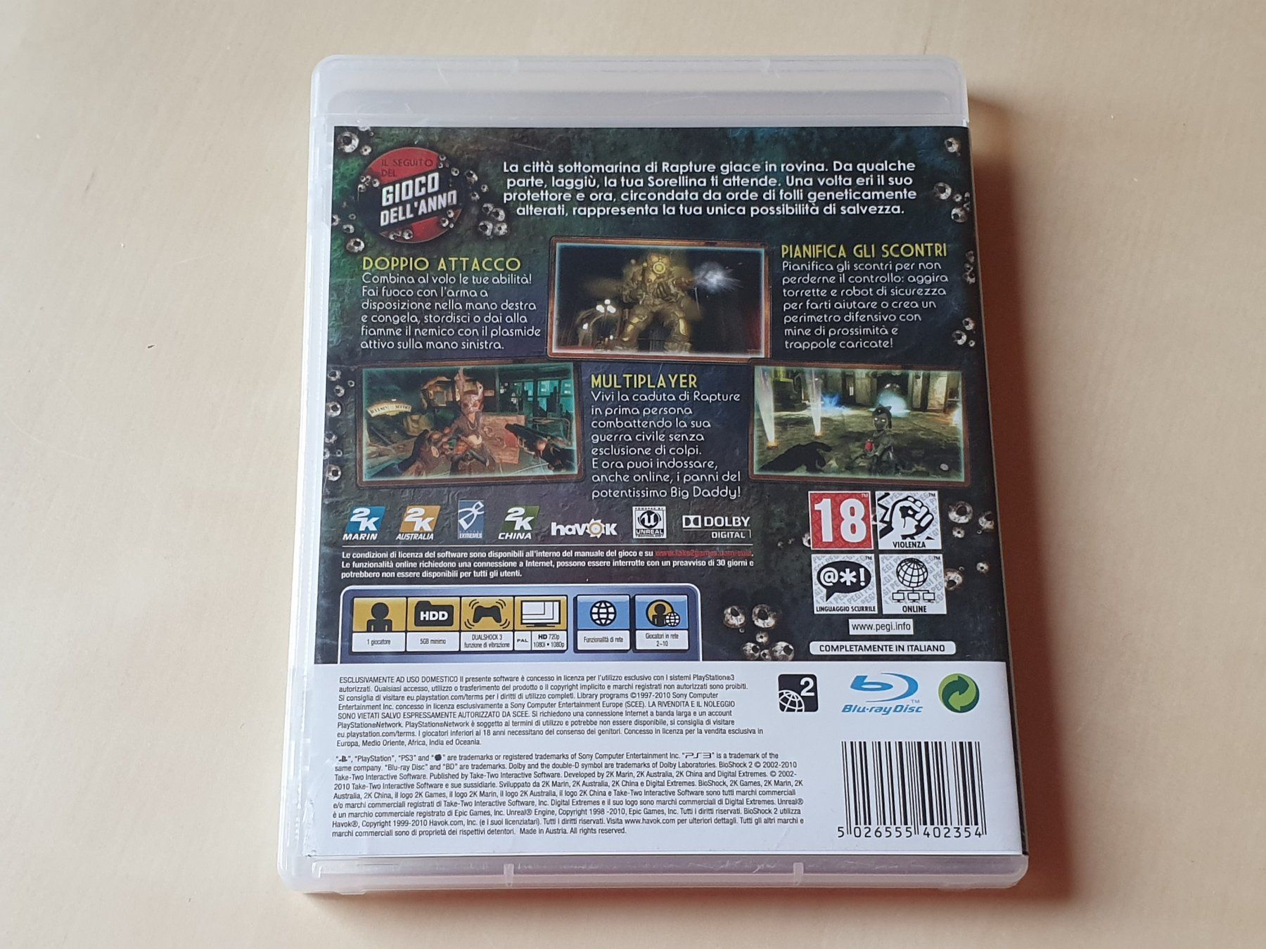 Sony Giochi: Bioshock 2 ITA – Usato da Stansstad venduto da collectorsshop 1