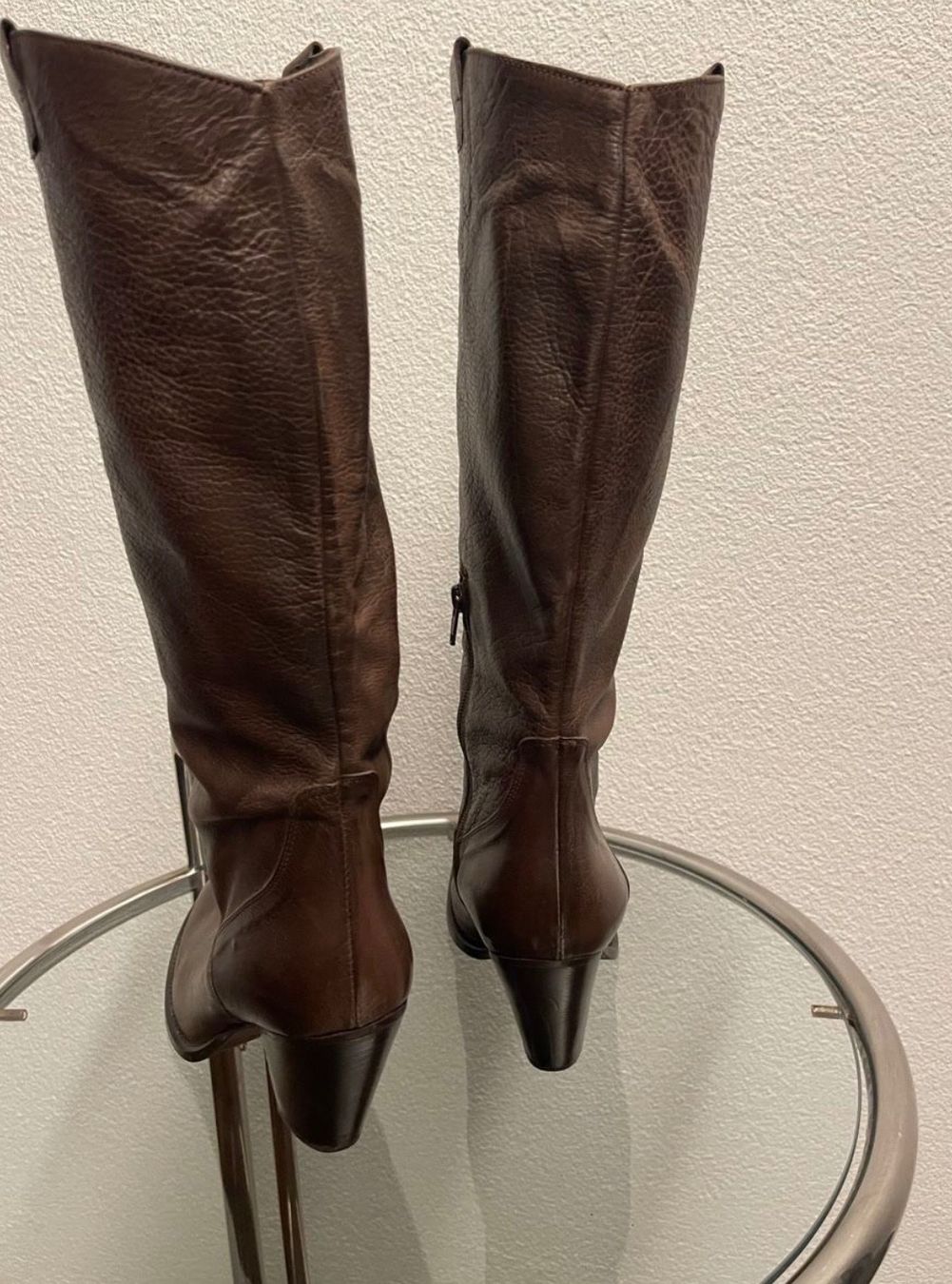 Damenschuhe: Cowboy Stiefel braun - Gr. 40 – Gebraucht aus Diepoldsau von Soleil0425 1