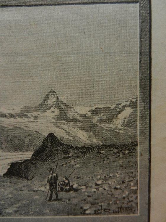 Incisioni: Aussicht vom Gornergrat bei Zermatt – Usato da Risch venduto da Rischli15 7