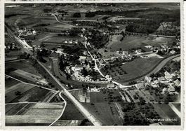 NIEDERGLATT ZH Flugaufn. ca 1940! gel. m. Militärst.