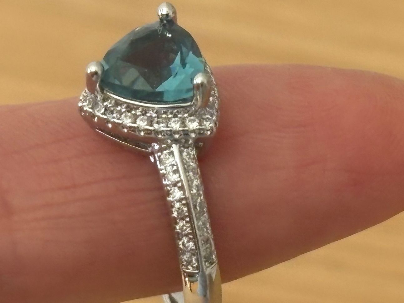 Ringe: Luxus Elegante Gr.19/9 Ring Farbe: Silber /Blau – Neu (gemäss Beschreibung) aus Biel-Bienne von Roserosse13 4