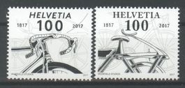 2017, Sondermarken 200 Jahre Velo **