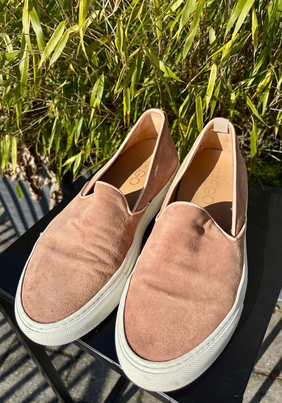 Scarpe da donna: Sommerliche Mokassins aus Wildleder – Usato da Wetzikon ZH venduto da aku_gw6r
