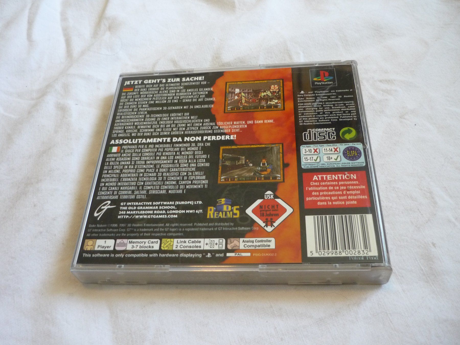 Sony Giochi: Videospiel - PS1 Playstation - Duke Nukem – Usato da Beringen venduto da zzRegal 2