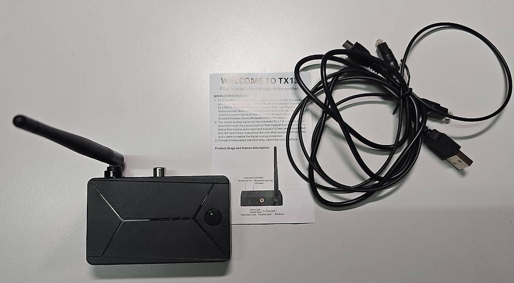 Convertitori: Bluetooth Transmitter SPDIF, Coaxial, 3.5mm – Usato da Steinerberg venduto da Bcsbcs 1