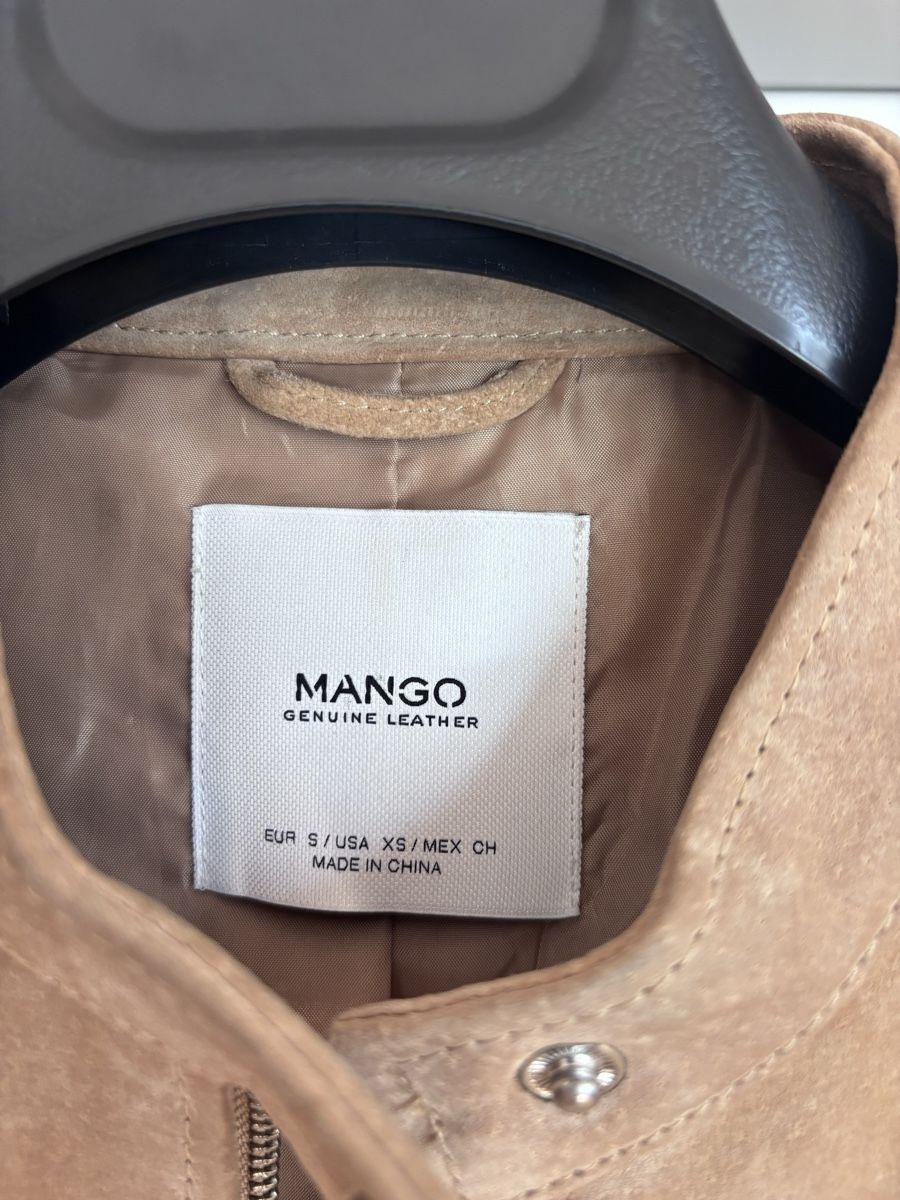 Mango Vestes: Echte Wildlederjacke Mango Gr. S beige – D'occasion à Wangen ZH par Matty2000 1