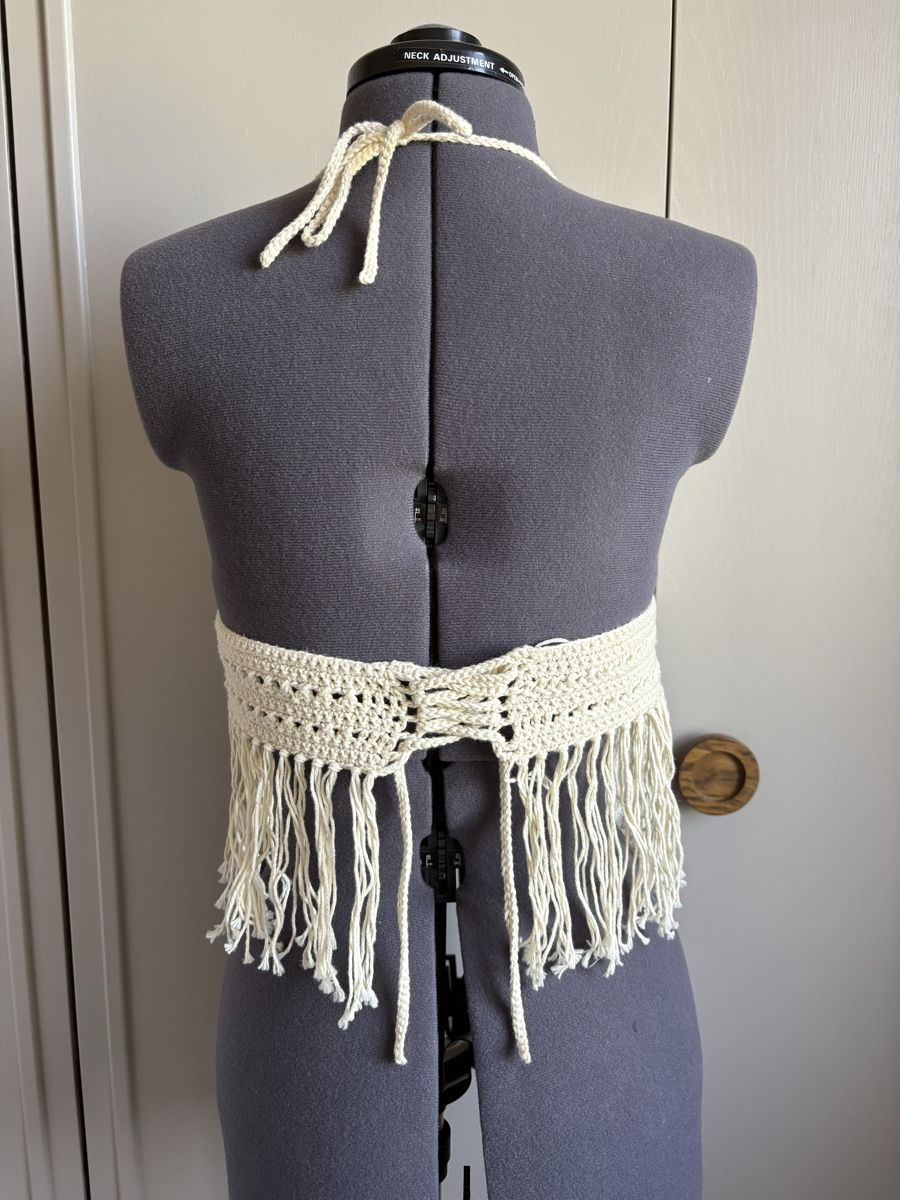 Top: Boho Top handgehäkelt – Nuovo (secondo la descrizione) da Oensingen venduto da Chicotus 2