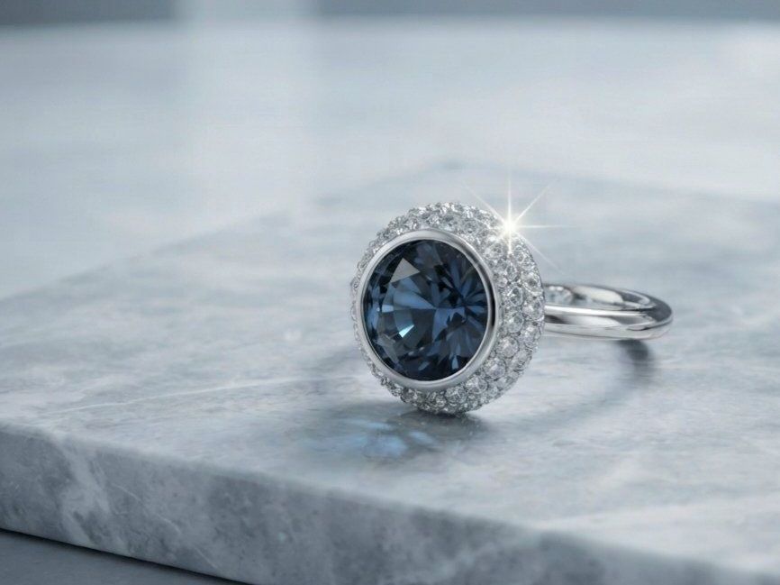 Anelli: Eleganter Ring mit Swarovski Steinen - Neu – Nuovo e nell'imballaggio originale da Uetikon am See venduto da Springdream