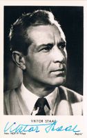 Viktor Staal 1909-82 Autogramm signiert Vintage Foto 9x14cm