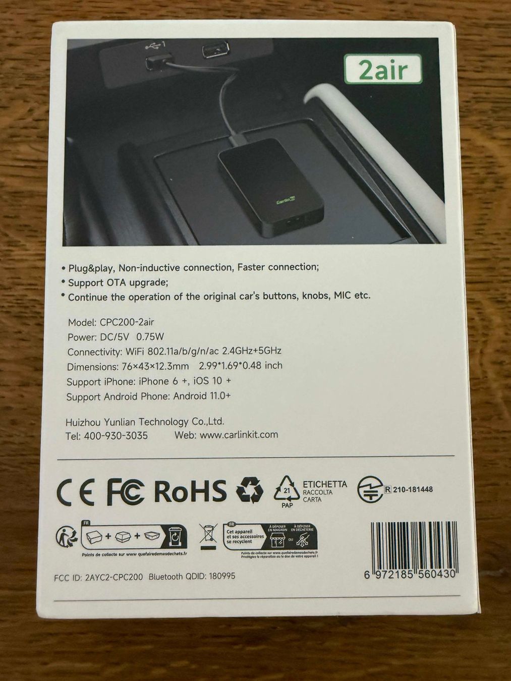 Unità & Adattatore: CarlinKit CPC200-2air – Nuovo (secondo la descrizione) da Dietikon venduto da MisoB 1