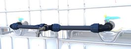 Verbindungsset für 2 IBC 1000L Tanks Ø 40mm 1" Wasserhahn