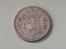 5 Pesetas spagnole 1975 *78