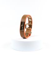 Lederhalsband Hund Echtleder XS - Braun Orange