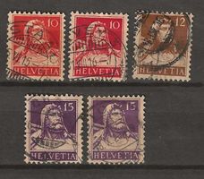 CH126 - Buste de Tell 126I - 126bI obl.