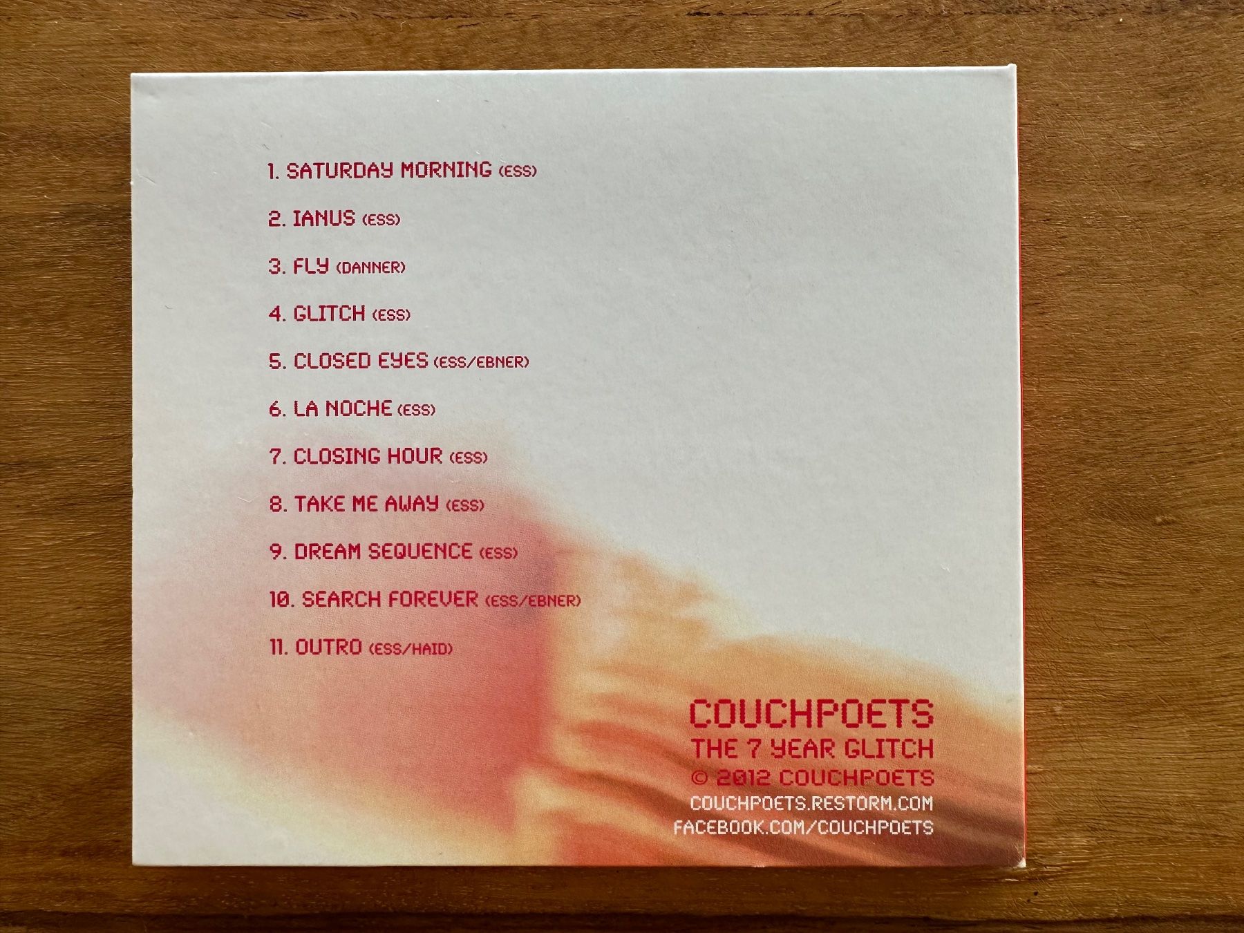 CDs: Couchpoets - The 7 Year Glitch – Gebraucht aus Horgen von flyingpenguin2000 2