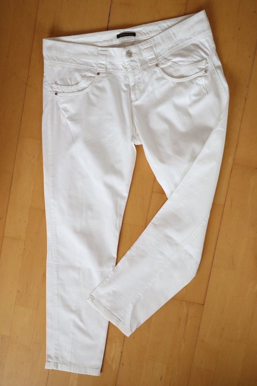 Strenesse Pantaloni: Hose, Strenesse, Gr. 44, weiss – Usato da Wattwil venduto da diamant1