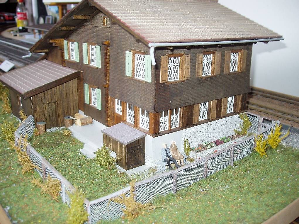 Modellini di ferrovie: RhB-Bahnhöfe Spur Om 1:45 – Nuovo (secondo la descrizione) da Laufen venduto da krokodil017 2