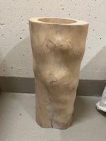 Holz deko vase Grösse 40cm höhe 15cm breit