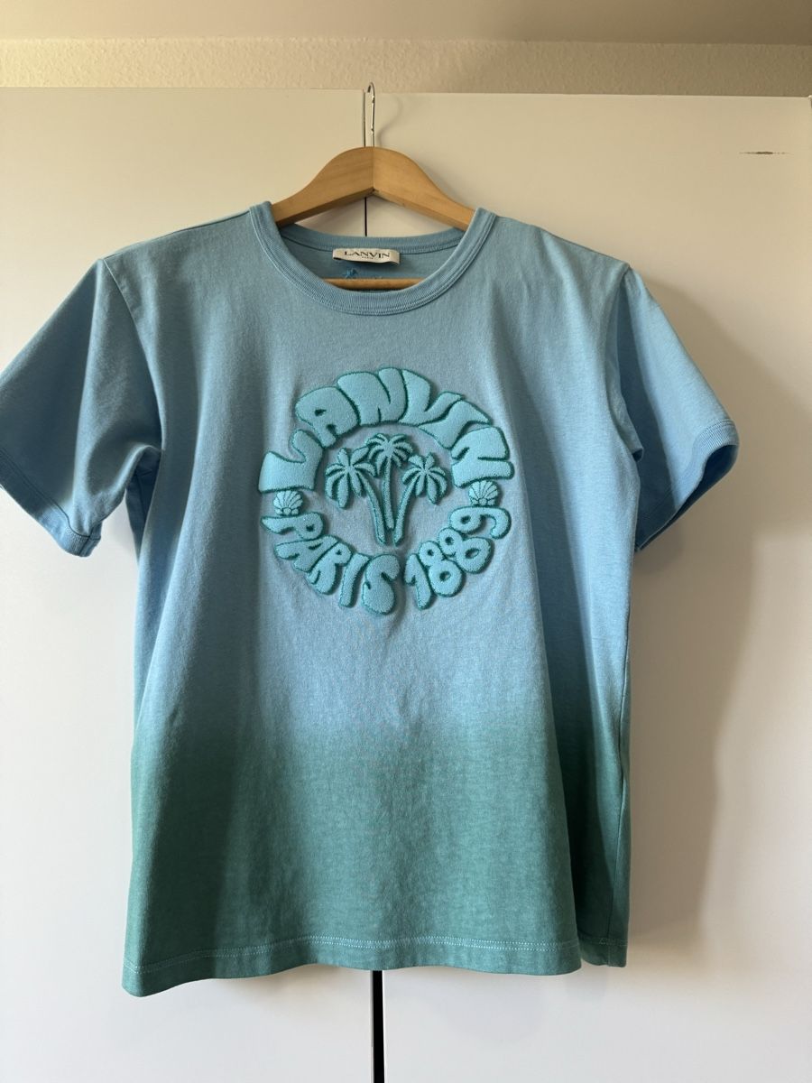 Lanvin T-Shirts: Lanvin blue T-shirt XS – Neu (gemäss Beschreibung) aus Genève von kam_m6mq 2