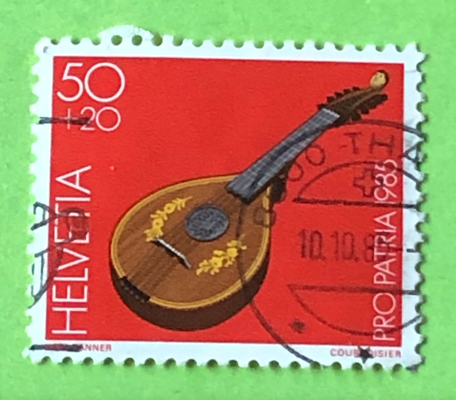 Tous les timbres: Nr.B 208 GESTEMPELT Halszither,Bern 1985   – D'occasion à Aarau par Billa007