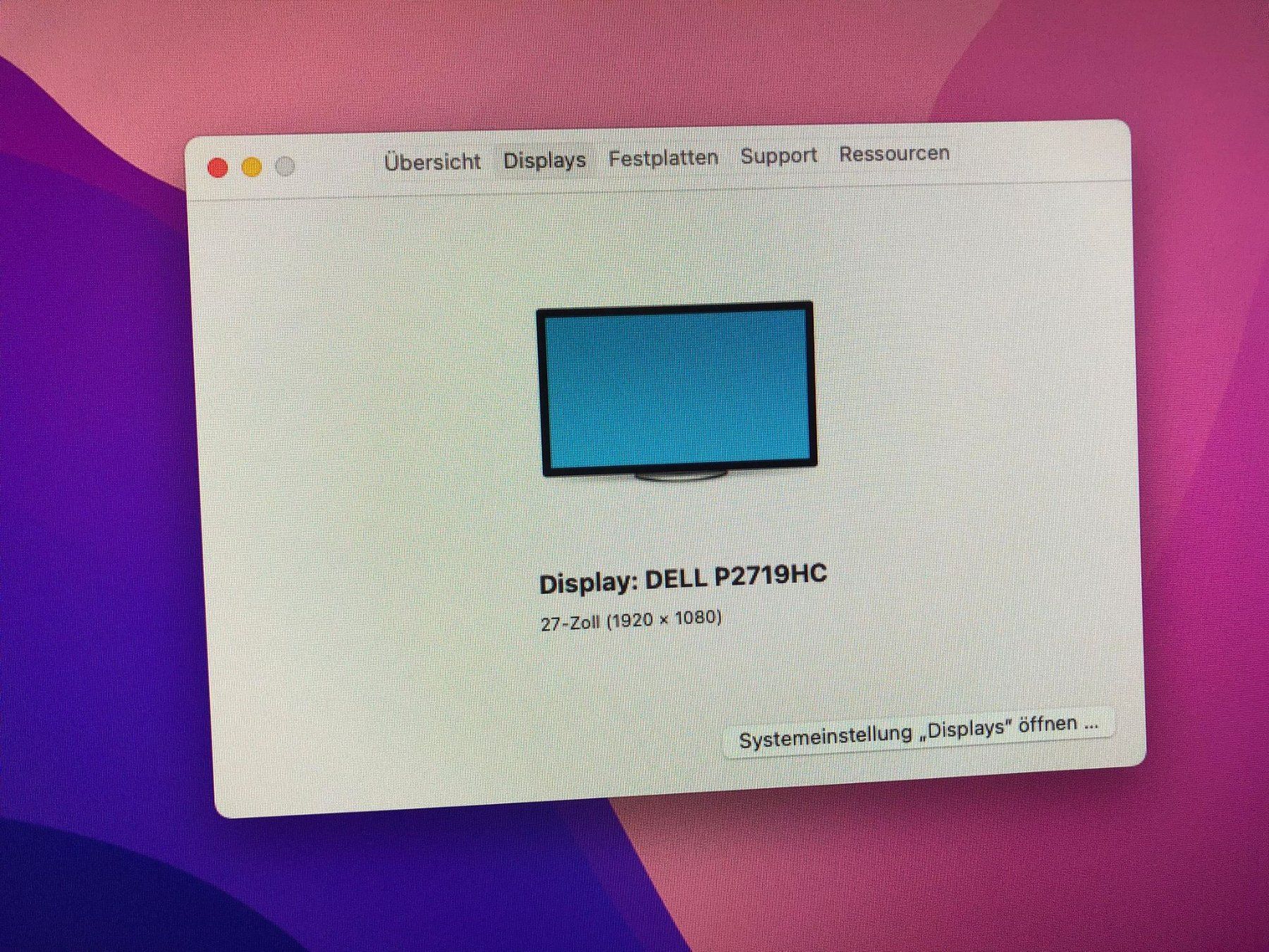 Dell Monitor: Dell P2719HC  27" Monitor – Usato da St. Margarethen TG venduto da Mac-PC 1