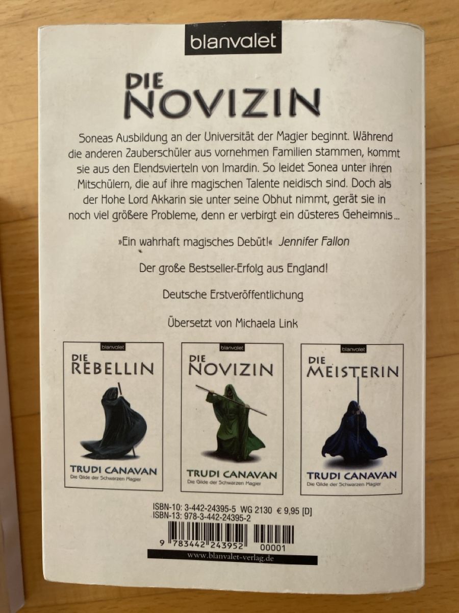 Bücher: Trudi Canavan Sonea Band 1-3 – Gebraucht aus Hochfelden von waldfeenlicht 2