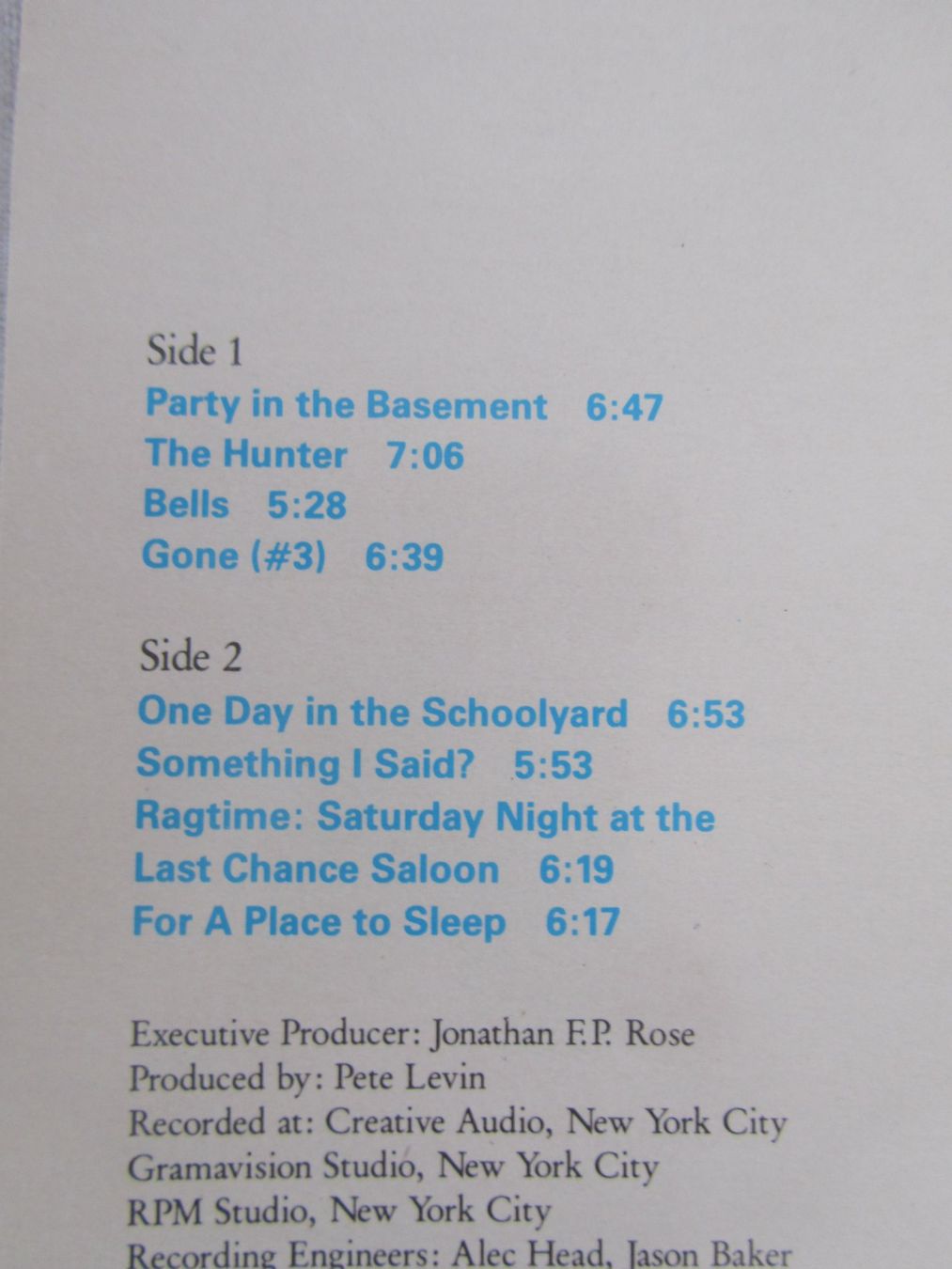 Dischi in vinile: PETE LEVIN:  JAZZ - Party in the Basement – Usato da Seengen venduto da mikelele 4