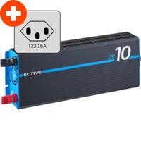 ECTIVE TSI 10 Wechselrichter 1000W 12V mit NVS (CH-Stecker)