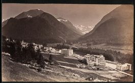 Fotografie Pontresina, Blick nach den Ho