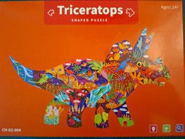 Puzzle in Dinosaurierform