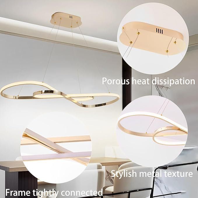 Kronleuchter & Deckenlampen: Pendelleuchte 57W Dimmbare LED Höhenverstellbar Deckenleucht – Neu und originalverpackt aus Herisau von Serenco 4