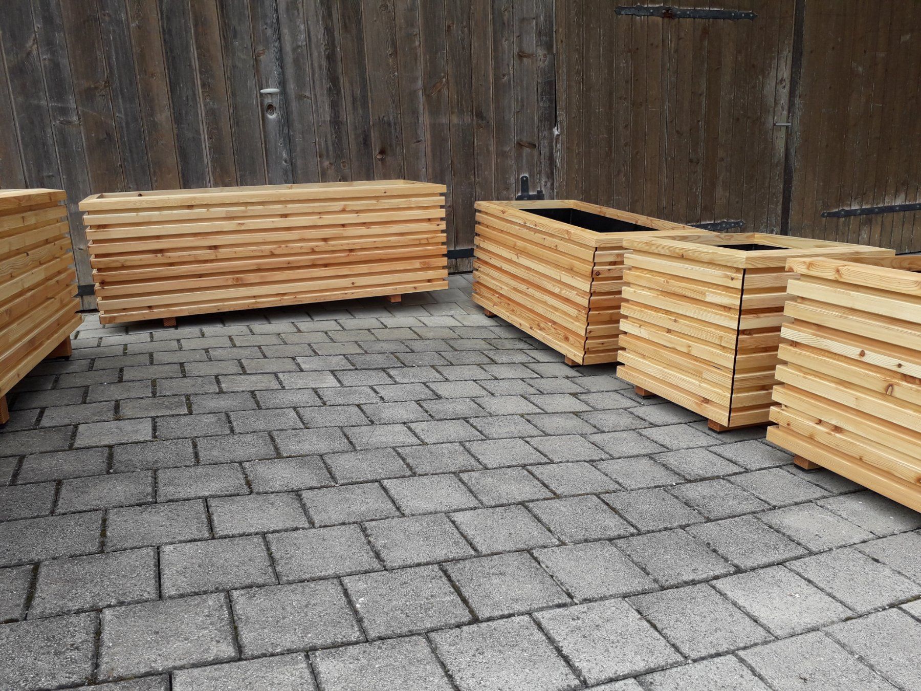 Vasi per fiori: Blumentröge Holz – Nuovo (secondo la descrizione) da Weiach venduto da schaer87 3