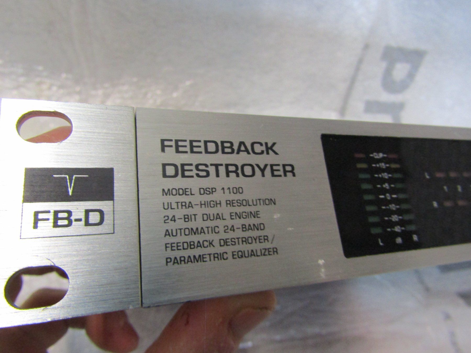 Behringer Equalizzatori: Behringer DSP 1100 24-Bit Dual  Feedback Destroyer – Usato da Wädenswil venduto da tome70 2