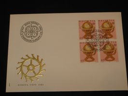 Werbemarken Europa FDC 1983 Nr. 698 4-Block "Himmelsglobus"