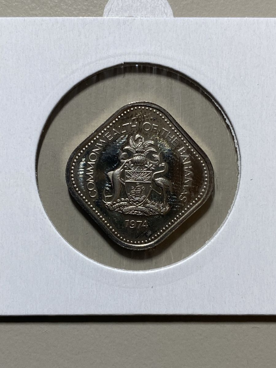 Tutti le monete: Bahamas - 15 cents - 1974 – Usato da Payerne venduto da Mike1682 1