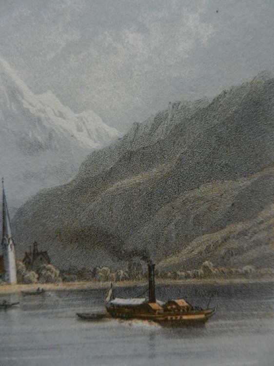 Gravures: Flüelen Vierwaldstättersee – D'occasion à Risch par Rischli15 9