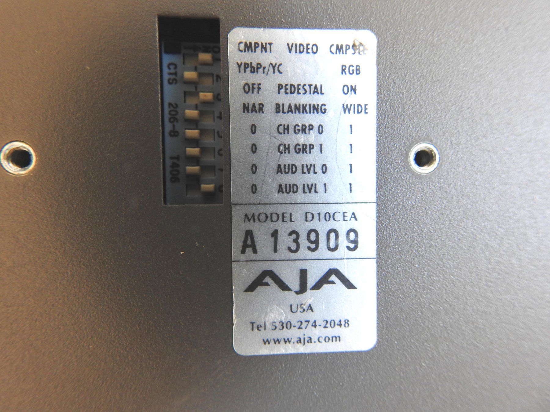 Camcorder: AJA D10CEA SDI to Component/Composite Video 4 Channel – Gebraucht aus Zürich von Malco0 5