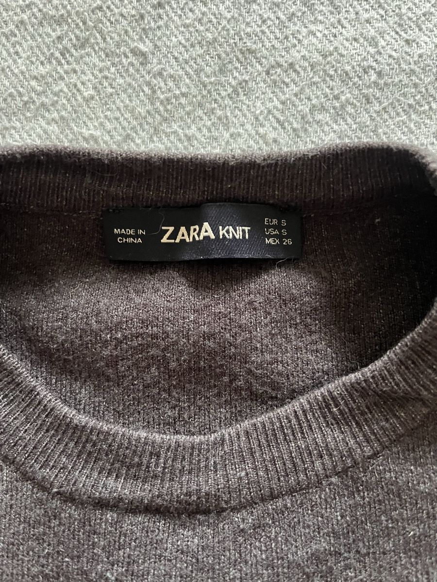 Zara T-shirt: Zara Knit, Herbst-Winter Shirt, Gr. S – Usato da Thalheim venduto da karmabis_ 3
