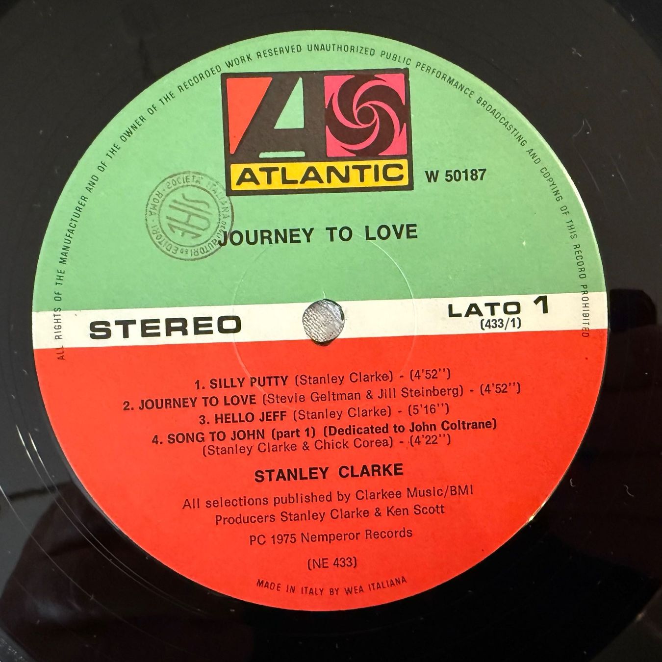 Dischi in vinile: STANLEY CLARKE - JOURNEY TO LOVE – Usato da Zürich venduto da fehlton 3