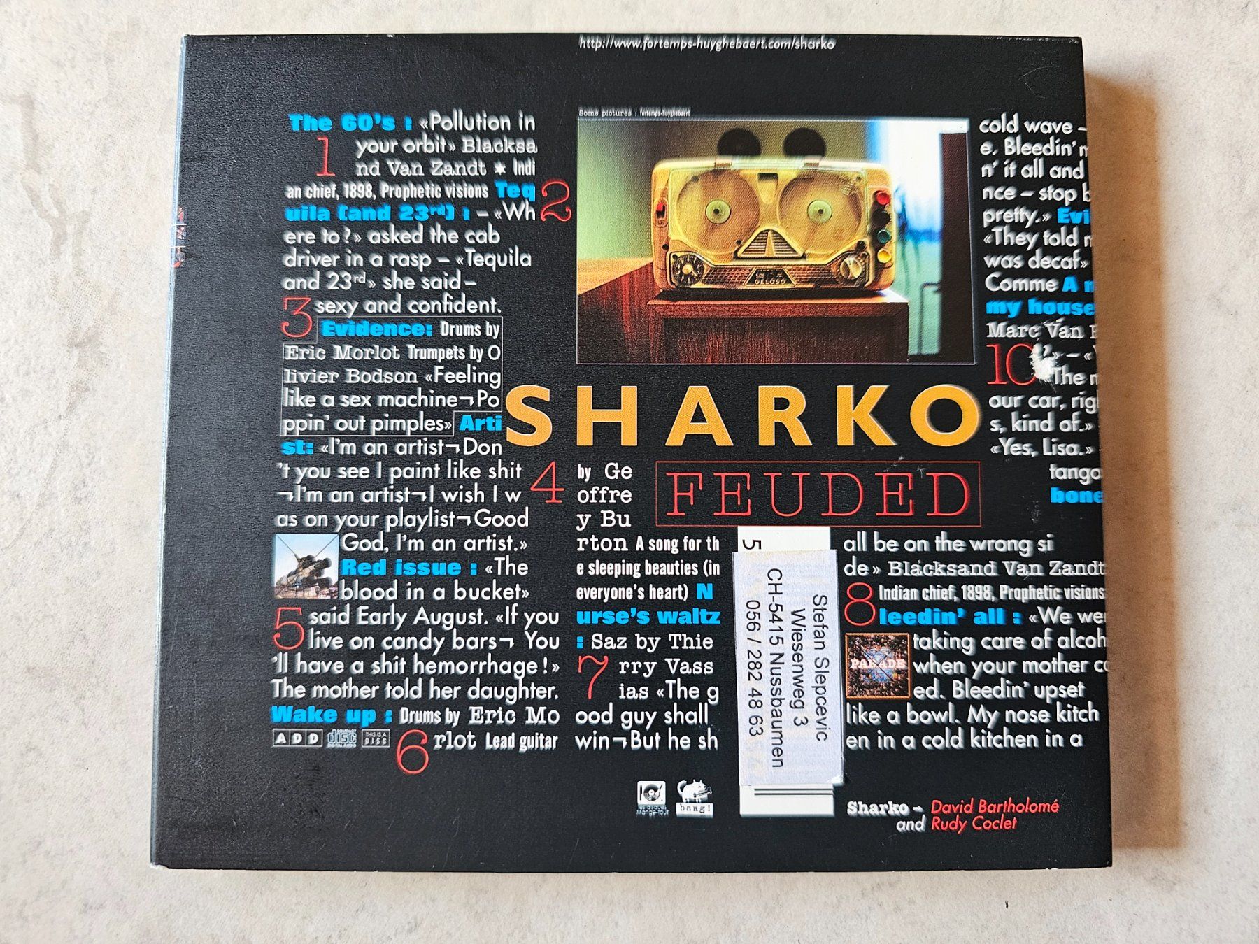 CDs: Sharko  -  Feuded – Gebraucht aus Schneisingen von backstore24