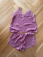 H&M Satin Nachtwäsche Gr. S/M