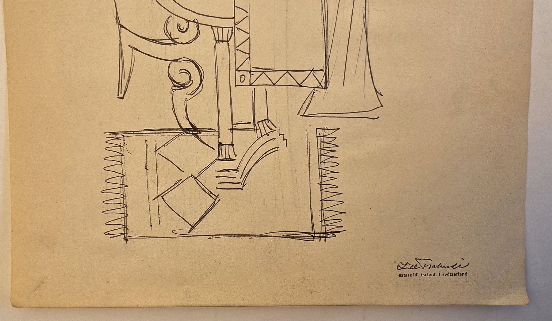 Gemälde: Lill Tschudi Original,  32cmx24cm – Gebraucht aus Emmenbrücke von Kunstankaufverkauf 2