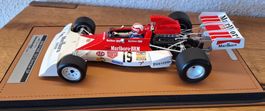 BRM P160A Clay Regazzoni F1 1973 mit Marlboro Tecno 1:18