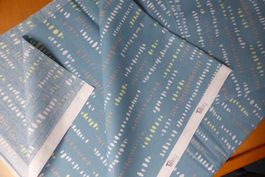 Patchwork - BW Tillisy - blaues Muster- 50 x 72 cm