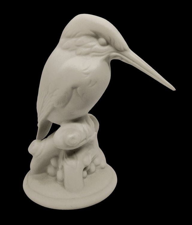 Royal Worcester Oiseau Sur Souche Martin-Pêcheur 2666, 1918