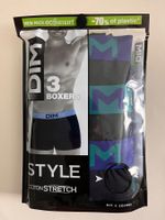 DIM Style, Boxershorts, Grösse L, 3 Stück in Dunkelblau