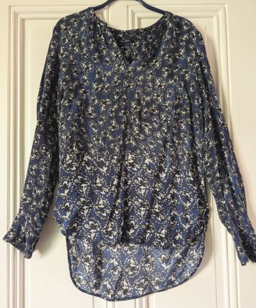 MARC O'POLO : Blouse légère imprimé bleu 36-38