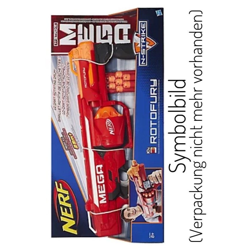 Nerf Giocattoli: NERF - MEGA RotoFury mit 20 Darts,  inkl. Elite-Pistole – Usato da Dürrenäsch venduto da Didaedi 3