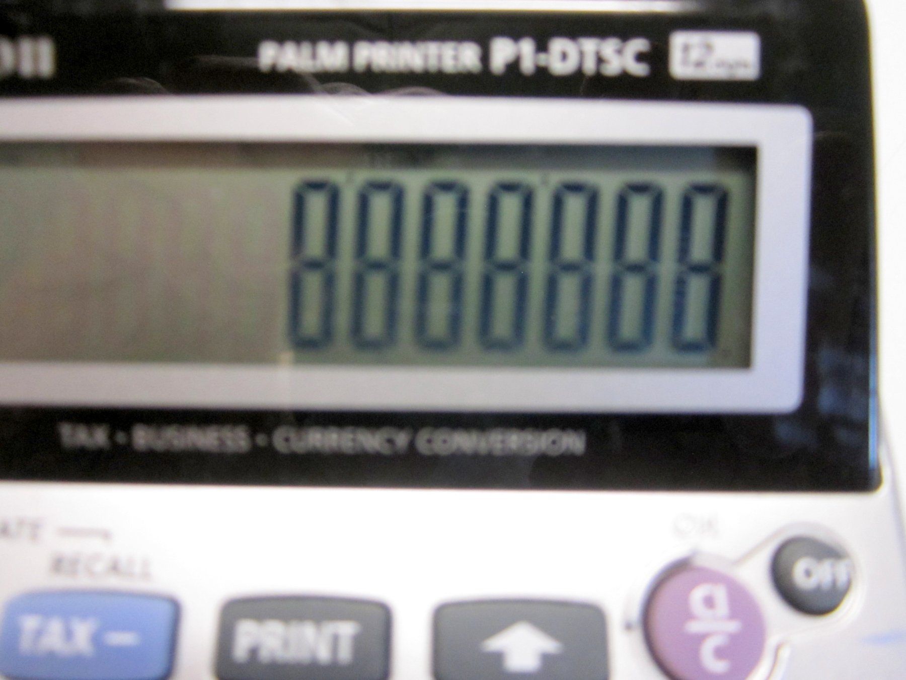 Canon Calcolatrici tascabili: Taschenrechner Canon Palm Printer P1-DTSC – Usato da Binningen venduto da fel_8mgn 1