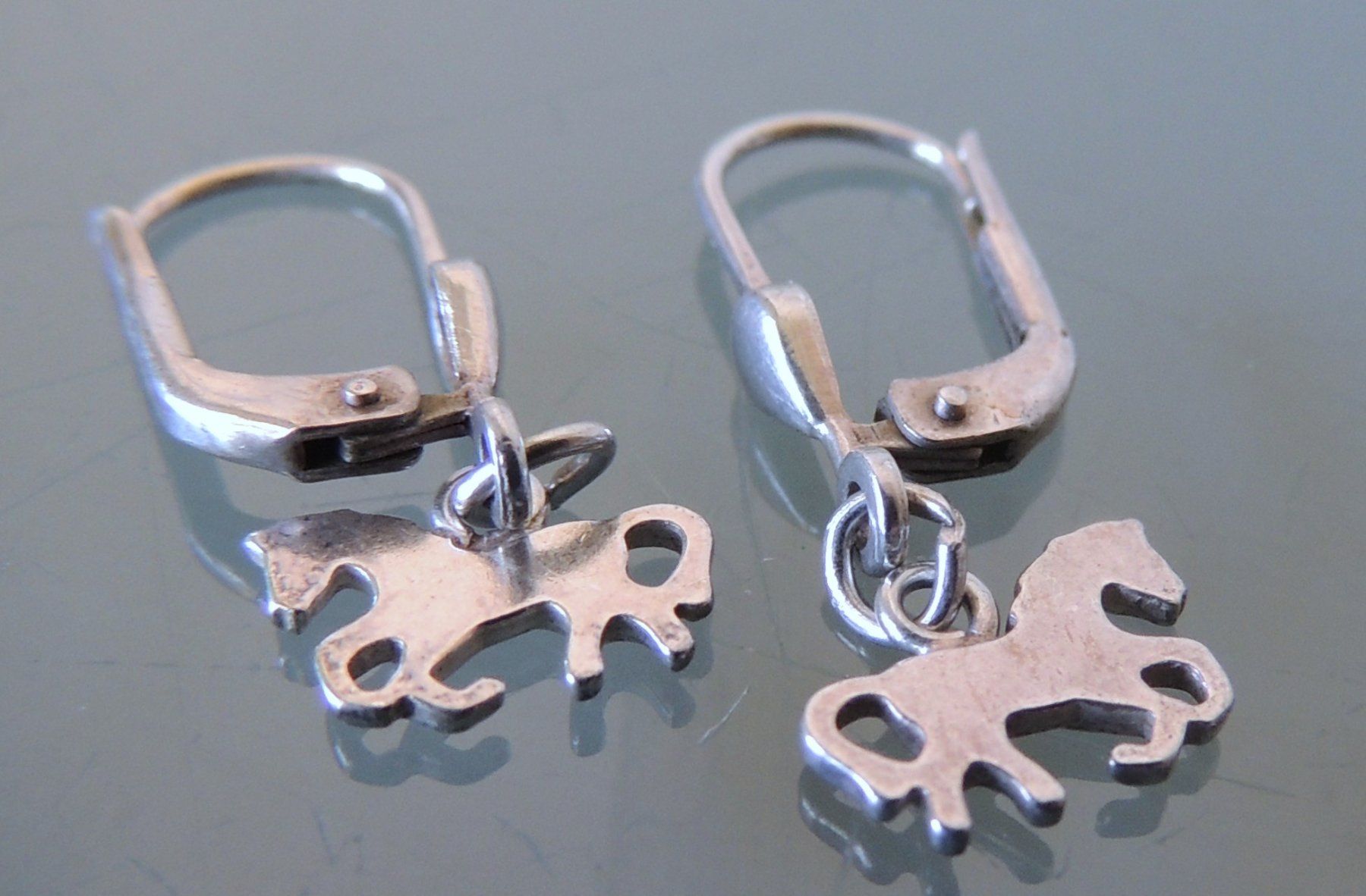 Boucles d'oreille: Pferd Pony Silber 925 Ohrringe – D'occasion à Waldenburg par schaller707 2
